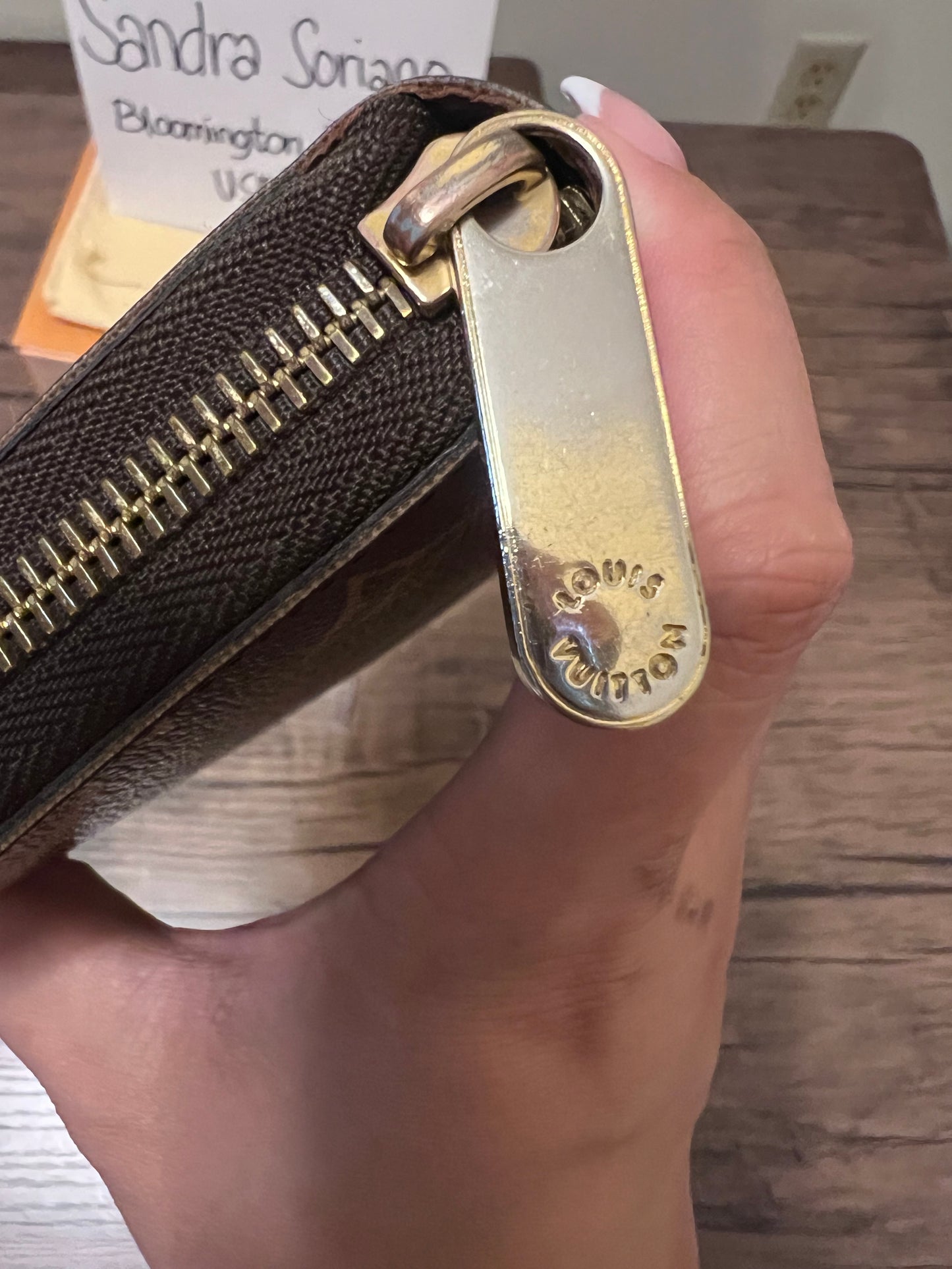 LV Monogram Zippy Wallet