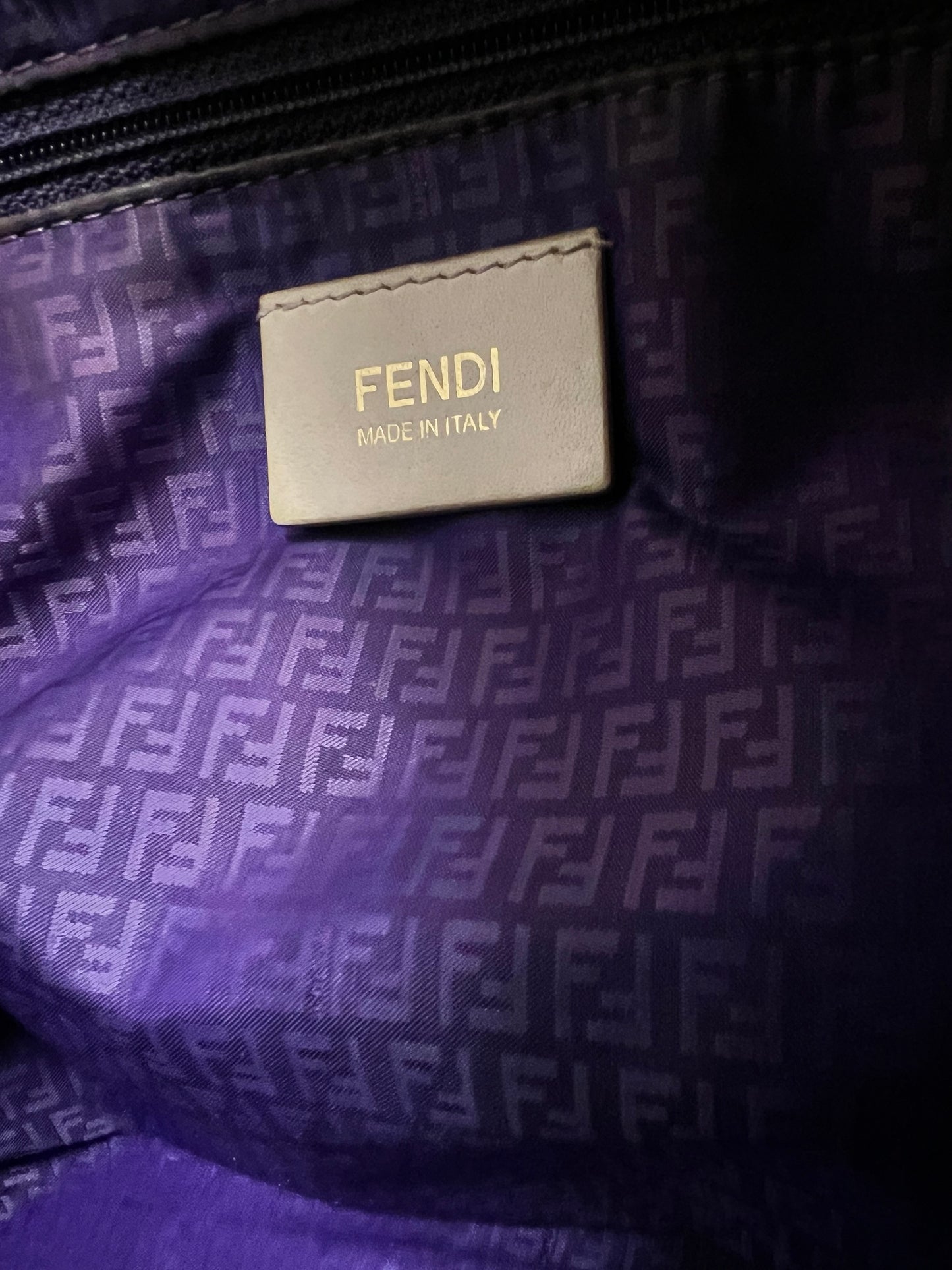 Fendi Roll tote Zucca Coated Canvas