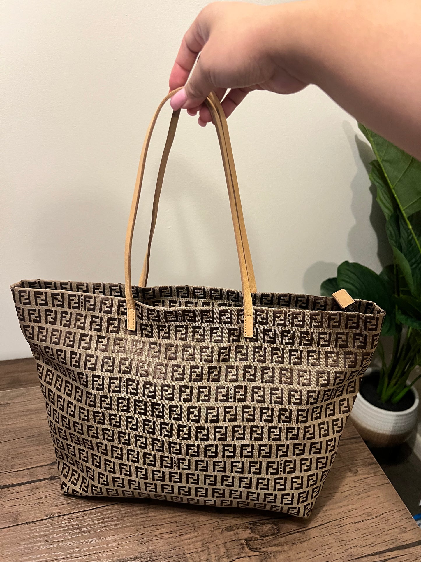 Fendi Zucca Monogram Tote- Classic Bag