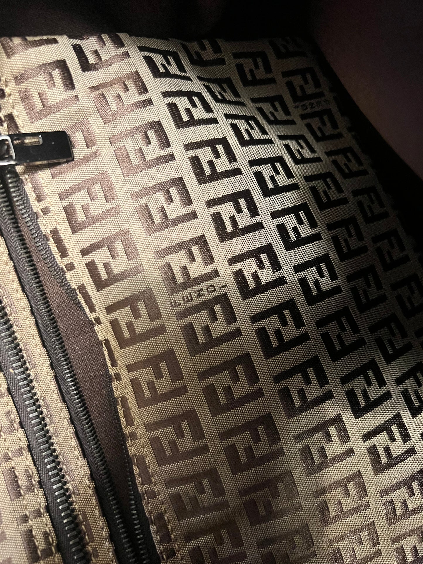 Fendi Zucca Monogram Tote- Classic Bag